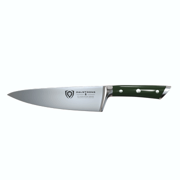 Dalstrong Gladiator Series 8-Inch Chef's Knife - NSF Certified Professional Kitchen Knife with Army Green Handle - Perfect for Slicing, Dicing & Meal Prep