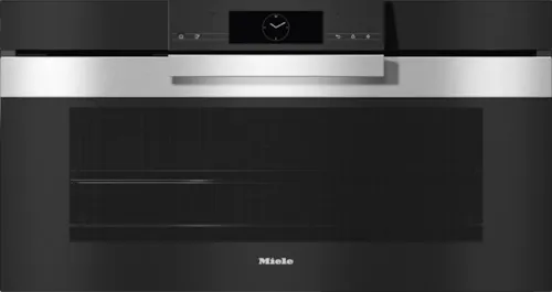 Miele H 7890 BP 90cm Built-In Pyrolytic Oven with PureLine CleanSteel - Self-Cleaning, Energy Efficient for Modern Kitchens & Home Baking Enthusiasts