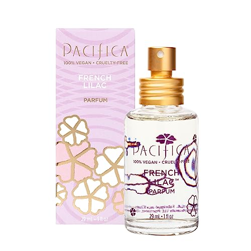 Pacifica Beauty French Lilac Perfume Spray - Floral Scent, Vegan, Cruelty Free, Phthalate & Paraben Free - Fresh & Light Fragrance for Women - Perfect for Daily Wear, Office & Special Occasions