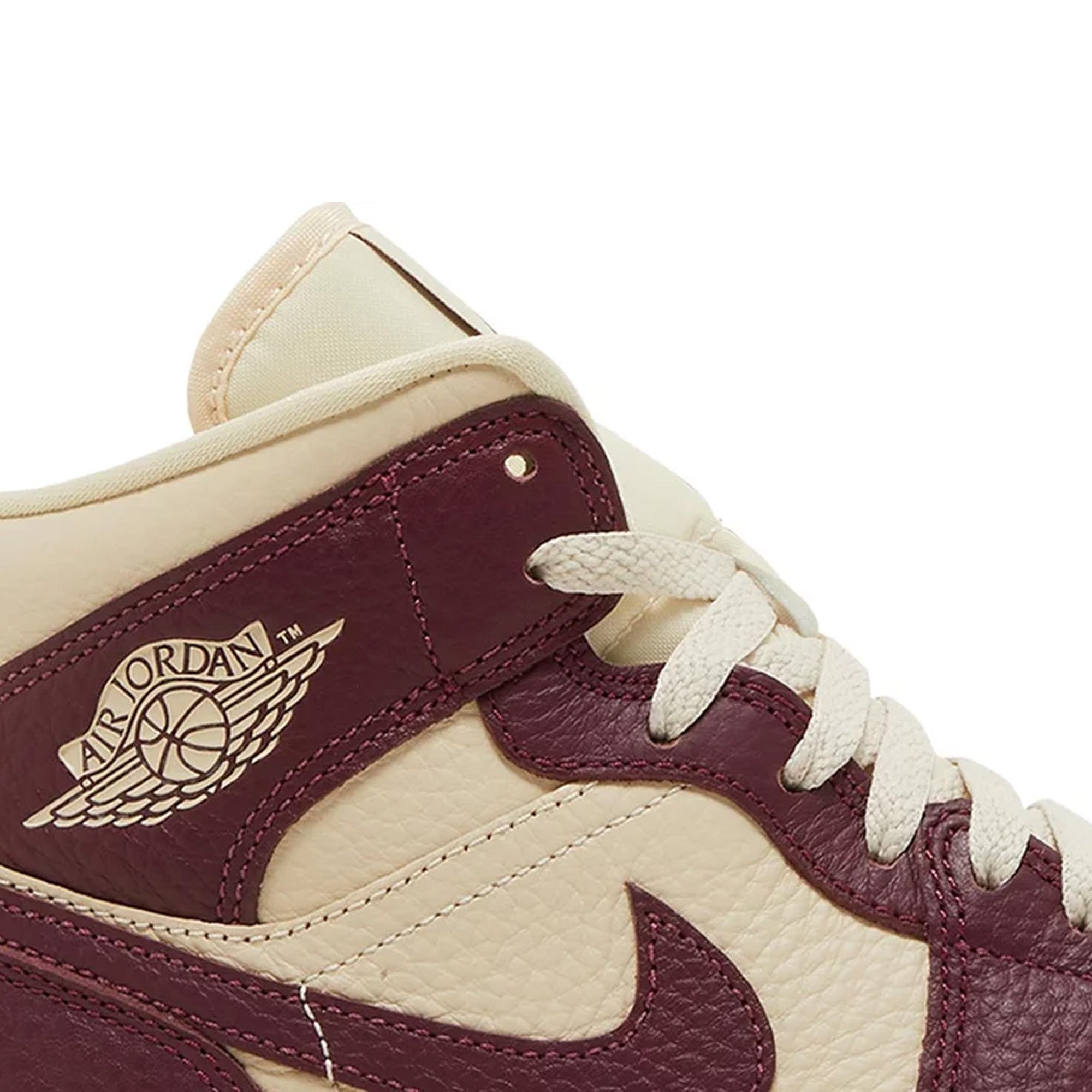 Air Jordan 1 Mid SE 'Split Beach Cherrywood Red' Women's Basketball Shoes (2022) - Comfortable Sneakers for Casual Wear, Street Style & Gym Workouts