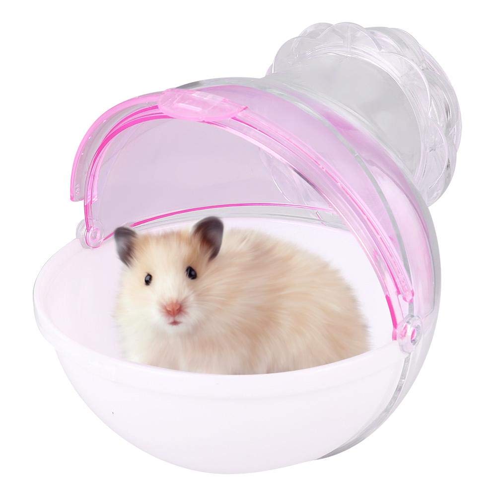 Pssopp Acrylic Hamster Bathroom - Hanging Small Pet Sand Bath for Guinea Pigs, Mice & Rodents | Cage Accessory for Small Animal Hygiene & Grooming | Perfect for Cage Cleaning & Playtime Enrichment