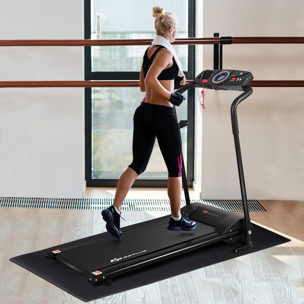 GOFLAME Premium Treadmill Mat for Home & Gym - 5' x 2' x 0.2