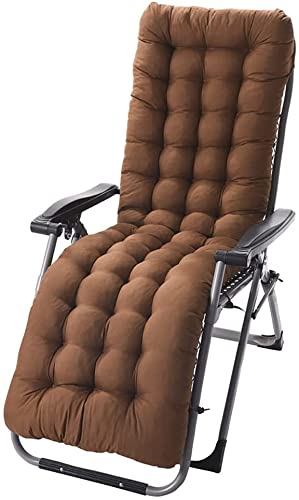 Premium Indoor/Outdoor Lounge Chair Cushion with Secure Ties - 19x67 Inch Recliner Chaise Cushion for Patio Furniture, Bench & Sofa - Water-Resistant & Comfortable for Backyard, Poolside & Sunroom Relaxation