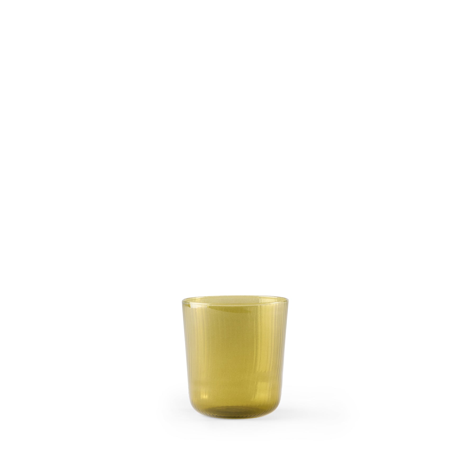 Luisa Acqua Glass Set of 2 - Citrine Green Drinking Glasses for Wine, Cocktails & Home Decor | Elegant Barware for Parties, Weddings & Gift Giving