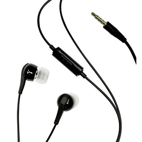 Premium Wired Earphones with Built-in Mic - 3.5mm Headphones for LG Velvet 5G, V30, G6 - Noise Cancelling Earbuds for Calls, Music & Gaming - Perfect for Office, Commuting & Workouts