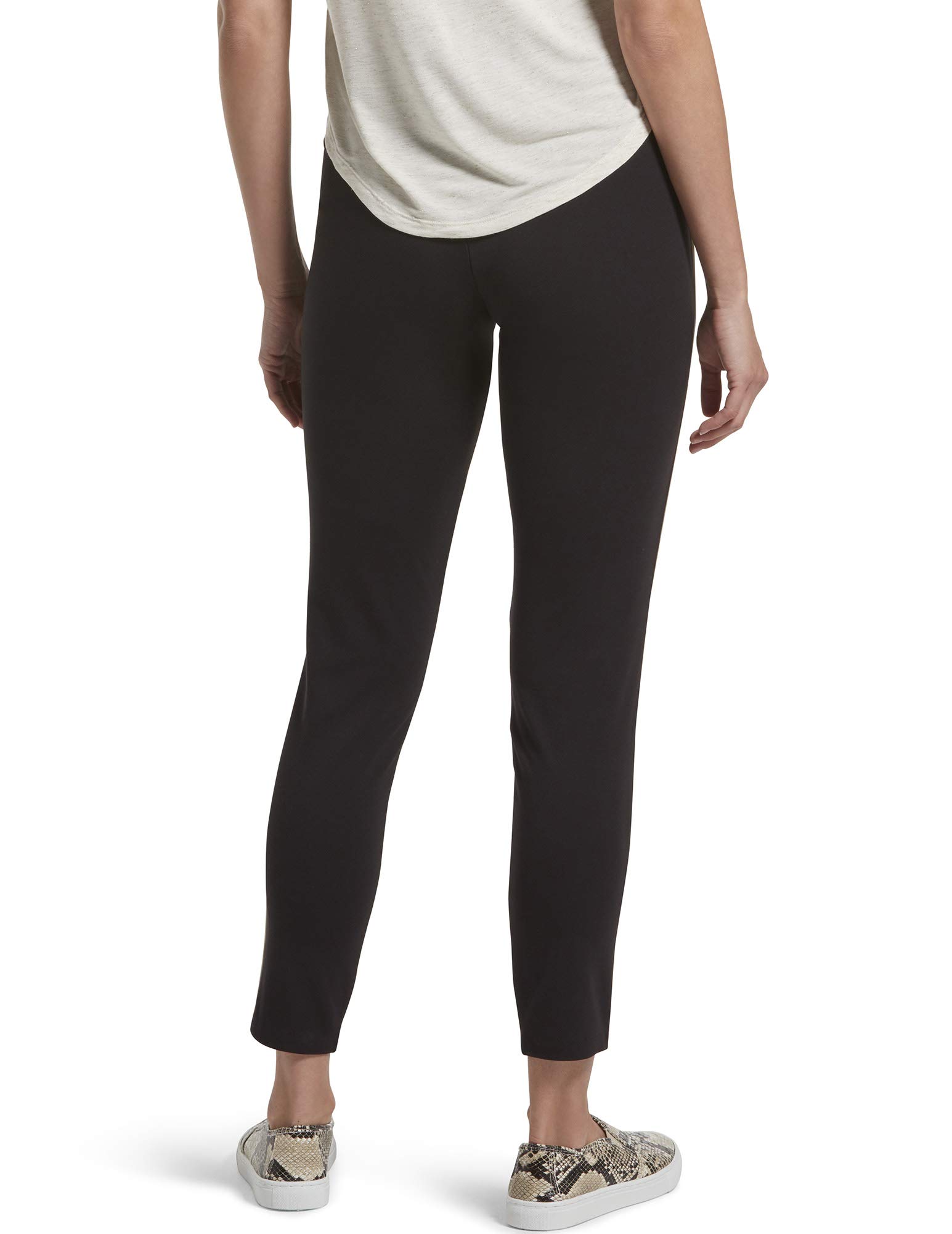 HUE Women’s Ponte 7/8 Leggings - Stretchy Work Pants for Women, Comfortable Office & Casual Wear - Perfect for Yoga, Travel & Everyday Use