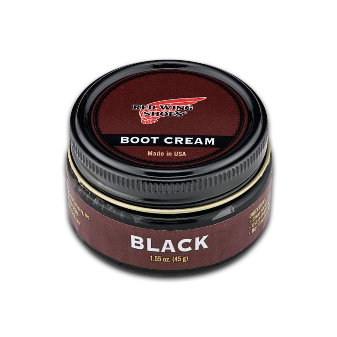 Red Wing Boot Cream Black - Premium Leather Conditioner & Protector for Work Boots & Shoes - Ideal for Outdoor, Hiking & Workwear Care
