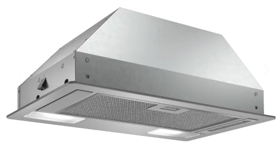 Bosch Serie 2 DLN53AA70 Built-in Stainless Steel Cooker Hood - 302 m³/h Extraction Power for Efficient Kitchen Ventilation | Perfect for Modern Kitchens & Open-Plan Living Spaces