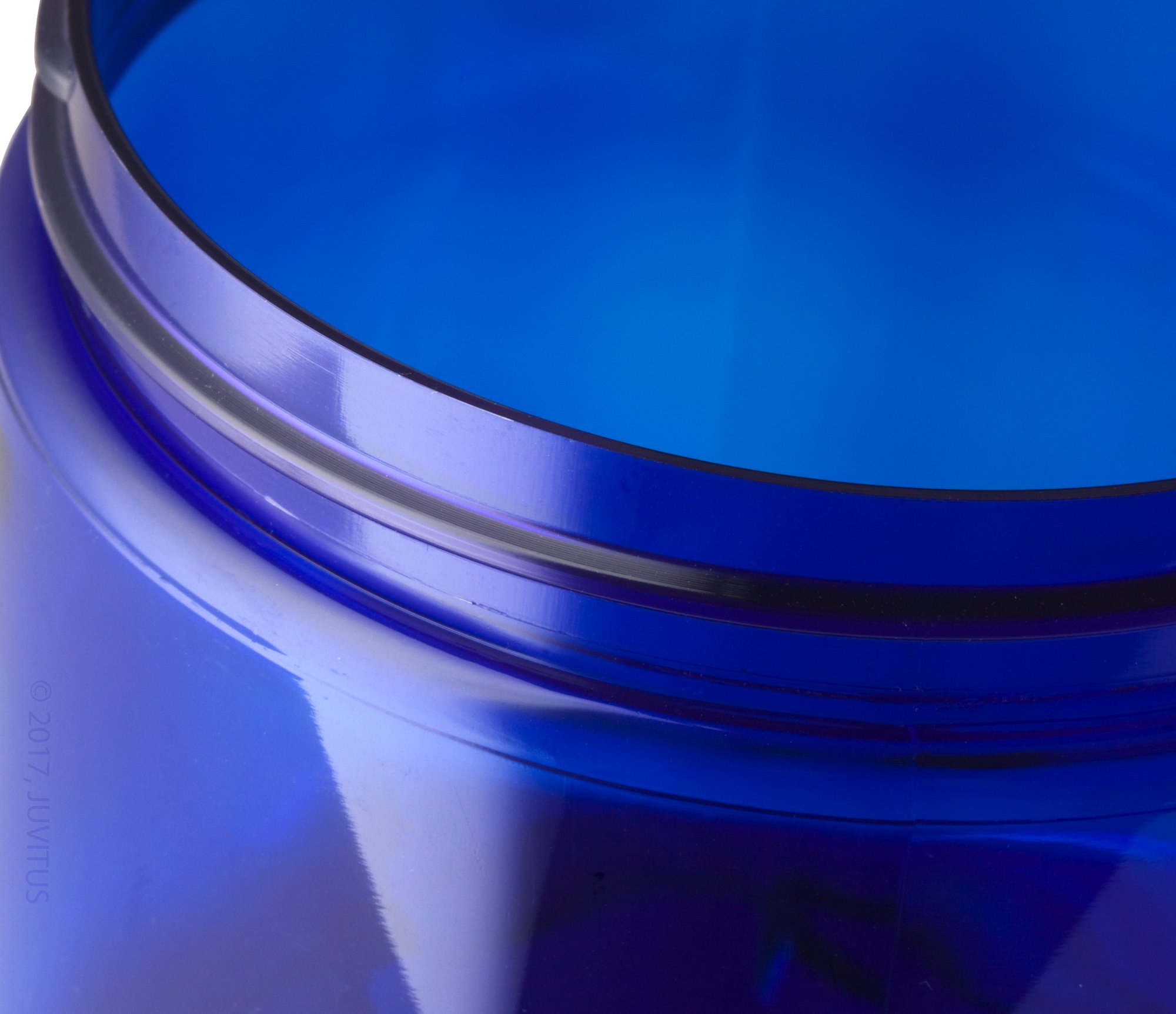 BPA-Free Cobalt Blue 8oz PET Jars (8-Pack) for Spices & Crafts