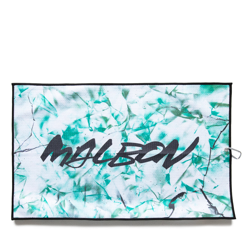 Futura Laboratories x Malbon Golf Microfiber Towel - Camo Multi Pattern - Quick-Dry Sports Towel for Golf, Gym & Outdoor Activities
