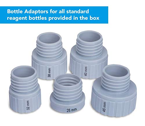 SCITUS BottleTop Dispenser 10-100ml | Laboratory Equipment for Precise Chemical, Oil & Solvent Dispensing | Safe Reagent Transfer from Bottles | Ideal for Research Labs & Chemistry Experiments