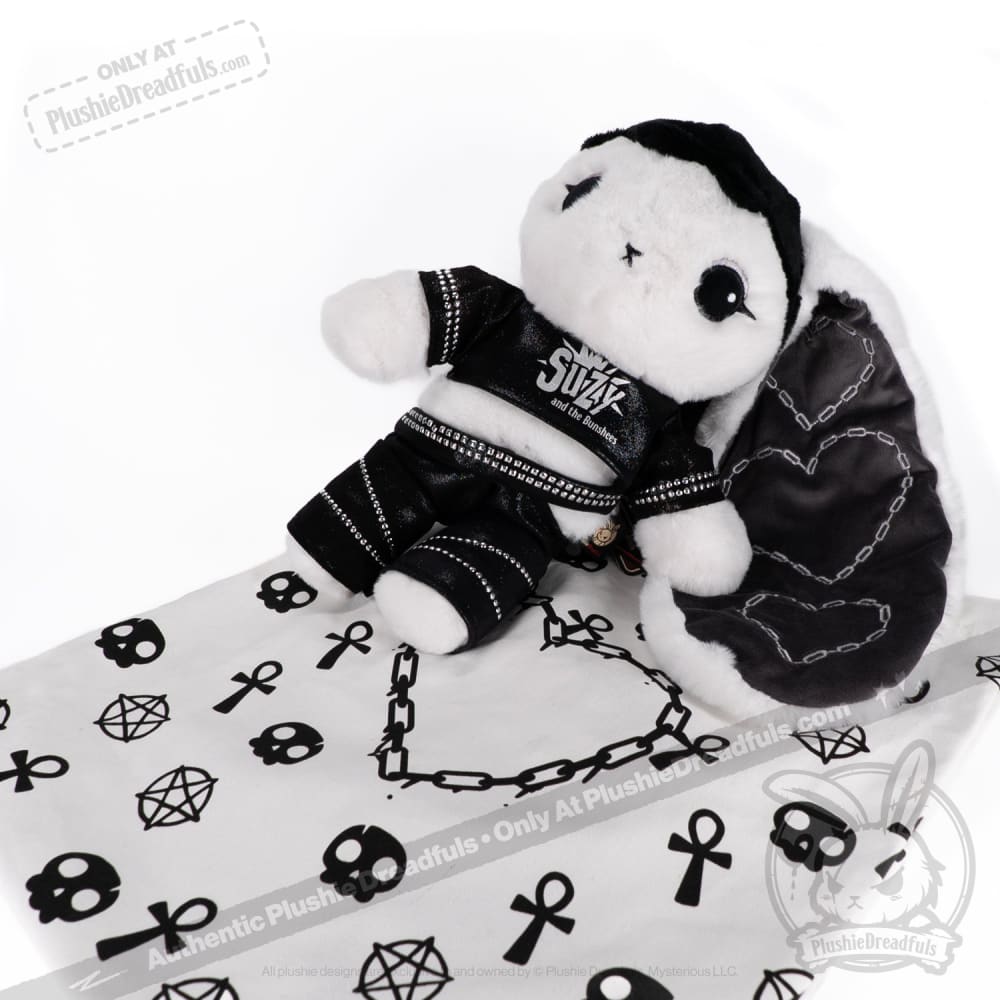 Goth Girl Plushie Dreadfuls - Soft Gothic Stuffed Doll for Alternative Fashion Lovers | Perfect for Bedroom Decor, Halloween Gifts & Emo Aesthetic Collections