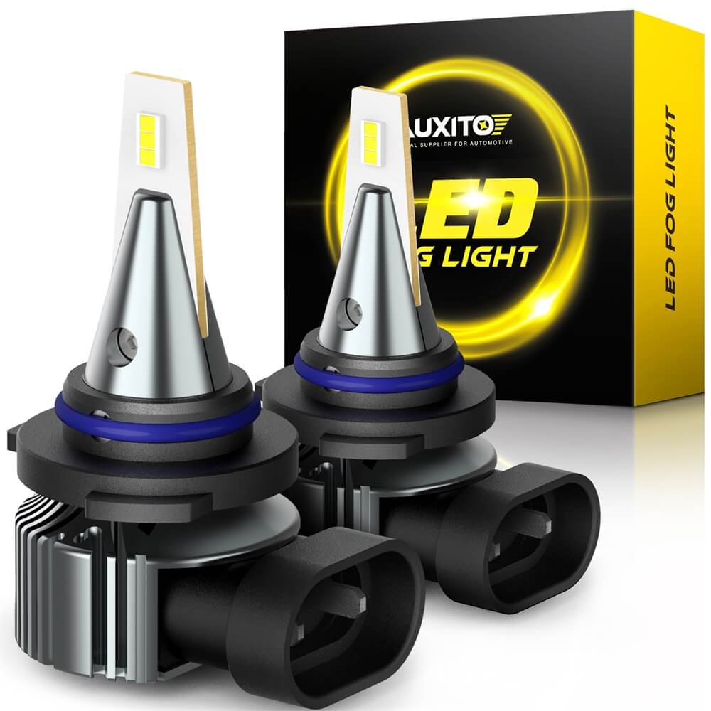 1999-2000 Ford F-350 Super Duty LED Fog Light Bulbs - 9006/HB4 6500K White - Upgrade Headlight Replacement for Better Visibility in Rain & Fog