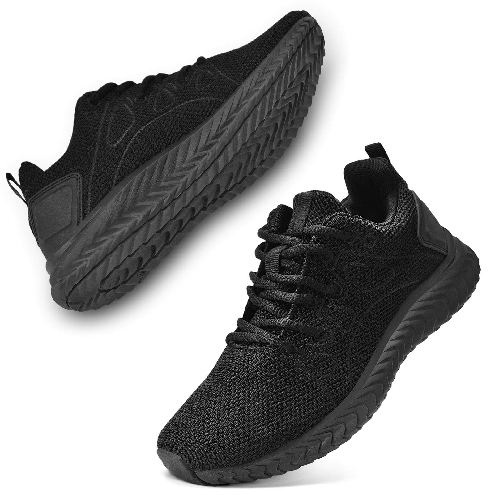 Troadlop Men's Non-Slip Running Shoes - Lightweight Breathable Athletic Sneakers for Gym, Work & Walking | Slip-Resistant Sports Shoes for Men's Workout & Daily Wear