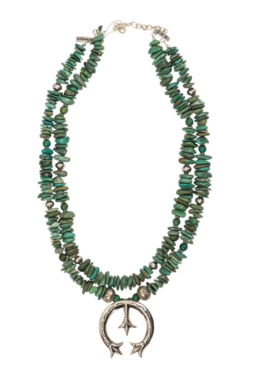 Paige Wallace Naja Pendant Necklace - Sterling Silver Turquoise Jewelry for Women | Boho Southwest Style Necklace | Perfect for Casual Wear, Gift Giving & Special Occasions