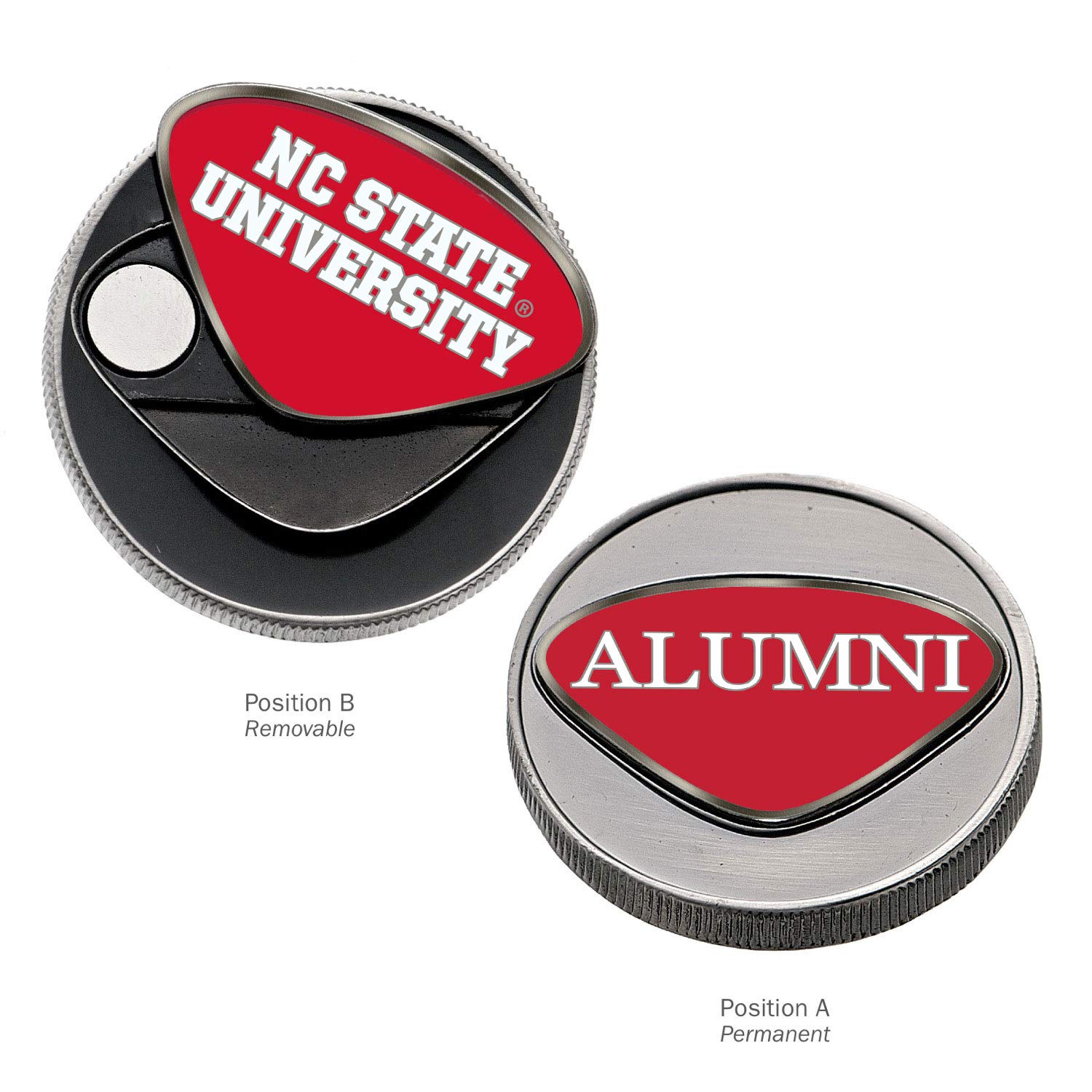 AdSpec NCAA Fan Shop Collegiate Golf Ball Marker - Perfect for Golf Enthusiasts & College Sports Fans | Great for Golf Tournaments, Gifts & Game Day Accessories