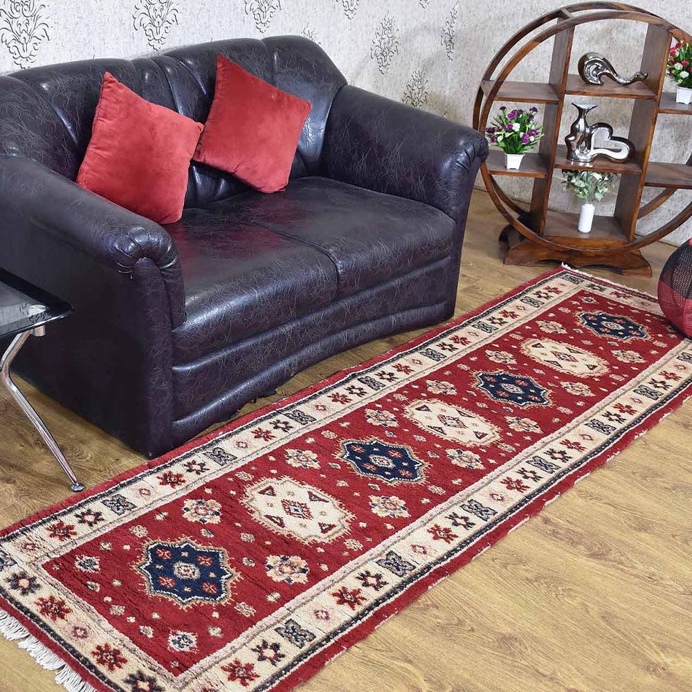 Hand Knotted Wool & Silk Eco-Friendly Oriental Area Rugs - 2'6