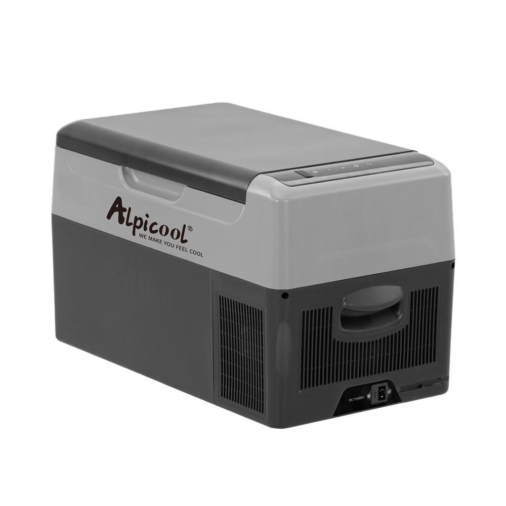 Alpicool G22 12V Portable Car Refrigerator with Ice Tray - Compact Freezer for Road Trips, Camping & Outdoor Adventures