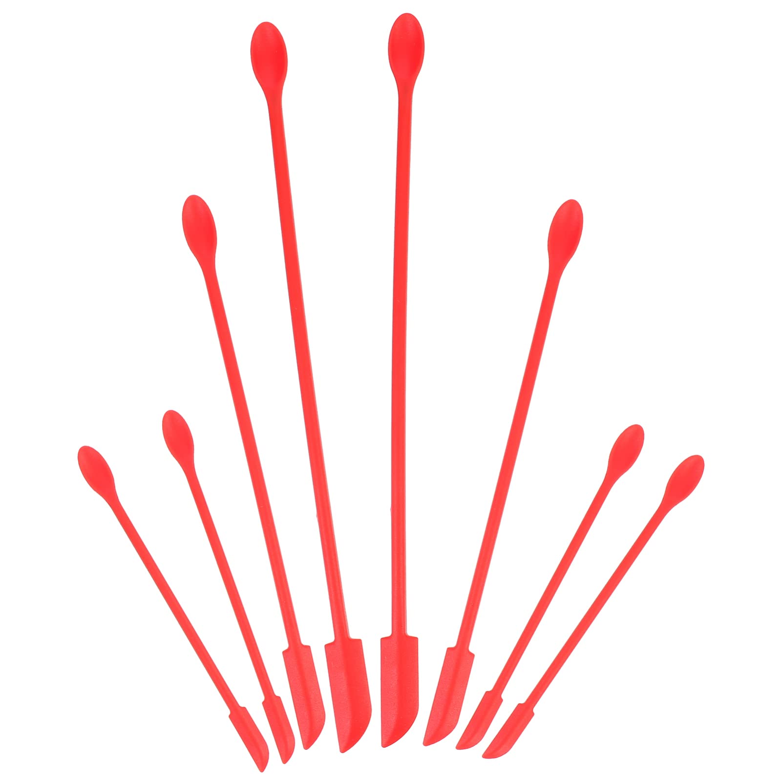 24-Piece Silicone Spatula Set - Small Makeup & Kitchen Scrapers for Cosmetics, Jars & Cooking - Non-Stick, Heat-Resistant Tools for Baking, Mixing & Beauty Application