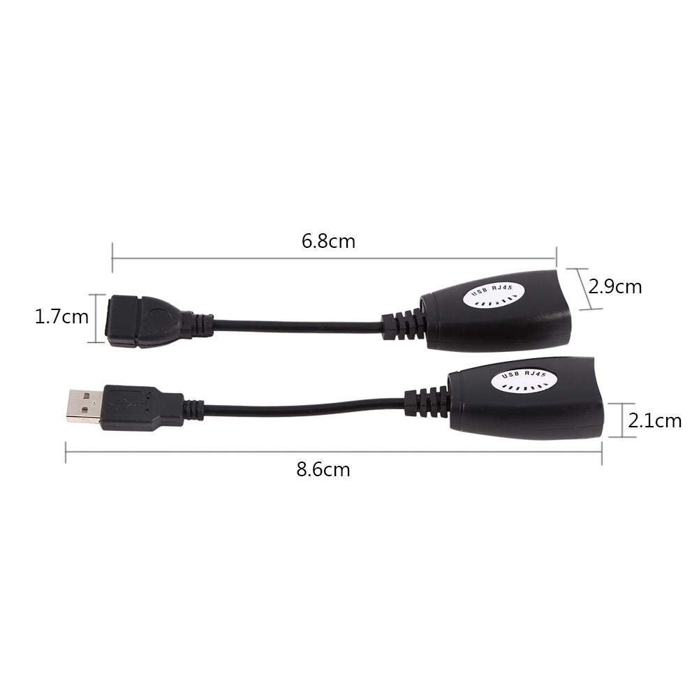 Ciciglow USB to RJ45 Ethernet Adapter 2-in-1, Gigabit LAN Network Converter for USB Devices - Compatible with Printers, Webcams, Keyboards & Mice - Perfect for Home Office, Remote Work & Gaming Setups