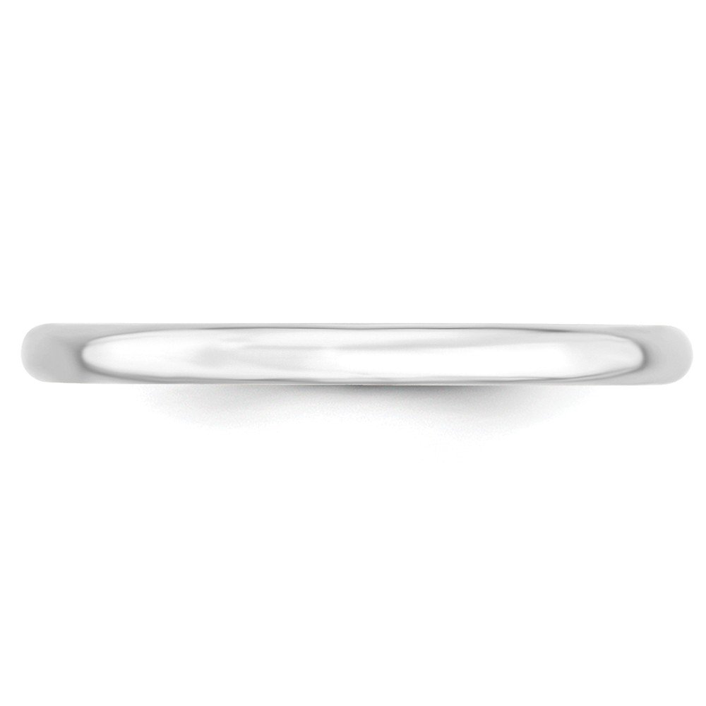 10K White Gold 2mm Lightweight Comfort Fit Wedding Band Ring for Men & Women - Perfect for Engagement, Anniversary, and Everyday Wear