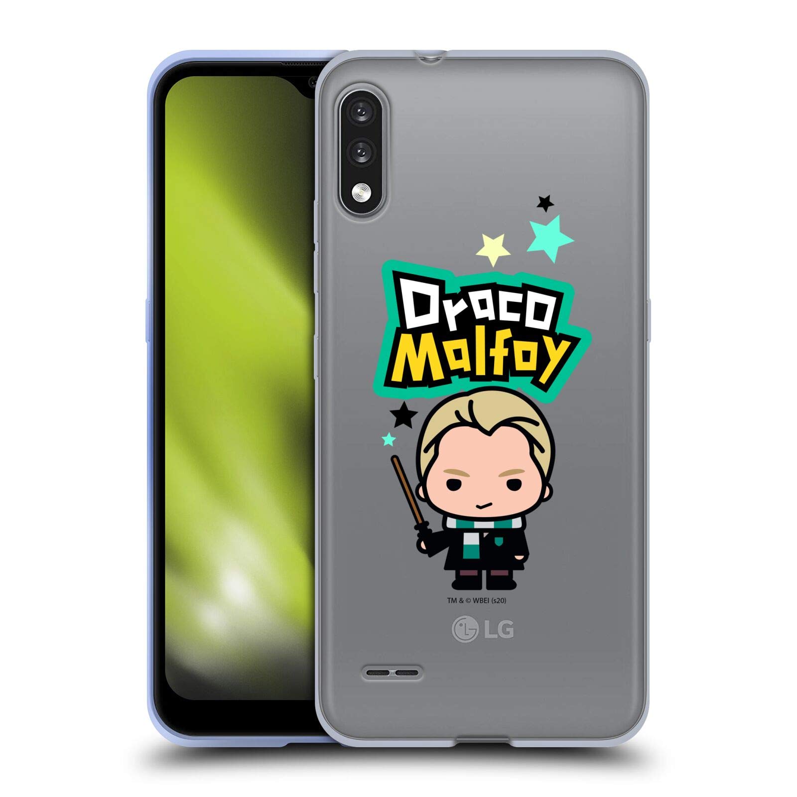 Official Harry Potter Draco Malfoy Deathly Hallows XXVIII Soft Gel Case for LG K22 - Perfect for Fans, Daily Use, and Gift Giving