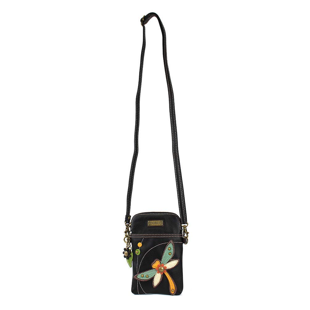 CHALA Women's Crossbody Phone Purse - PU Leather & Canvas Handbag with Adjustable Strap for iPhone, Samsung - Fashionable & Functional for Shopping, Travel, Daily Use