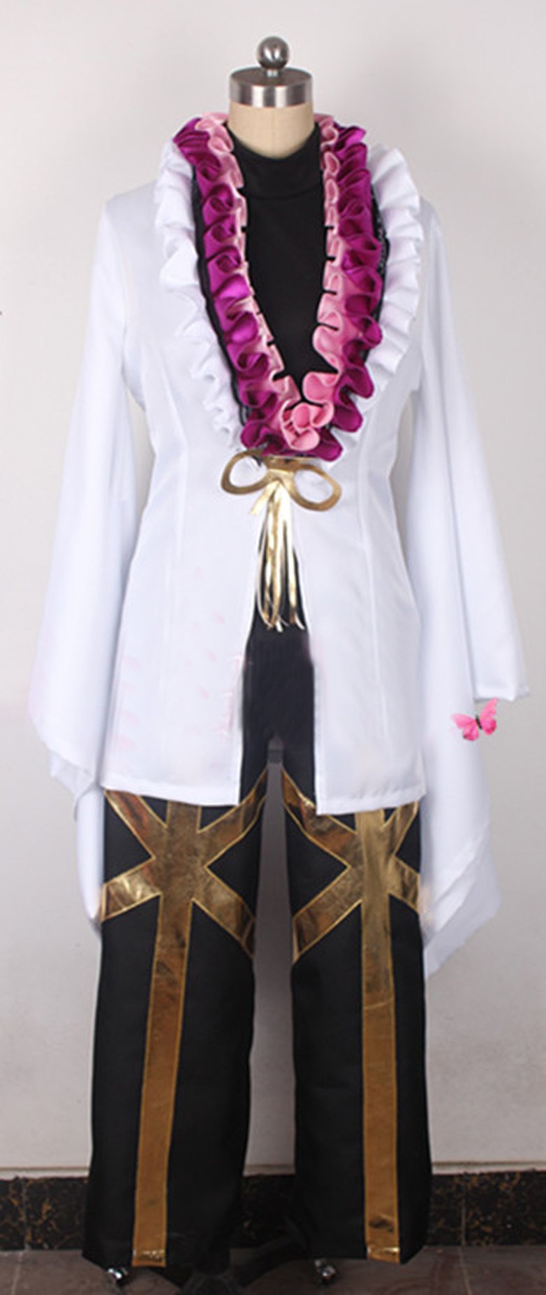 Anime Merlin Magician Jacket - Official Cosplay Costume for Halloween & Conventions | High-Quality Wizard Outfit for Anime Fans & Collectors