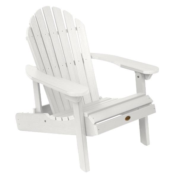 Hamilton Outdoor Folding & Reclining Adirondack Chair - Portable Patio Lounge Chair for Backyard, Poolside & Beach - Weather-Resistant Comfort for Relaxing Outdoors