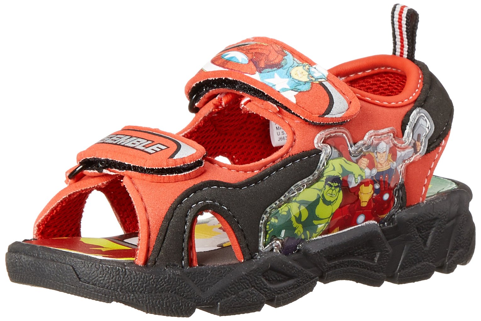 Disney Avengers Kids Sandals for Toddlers & Little Boys - Lightweight & Comfortable Superhero Shoes for Playtime & Outdoor Adventures