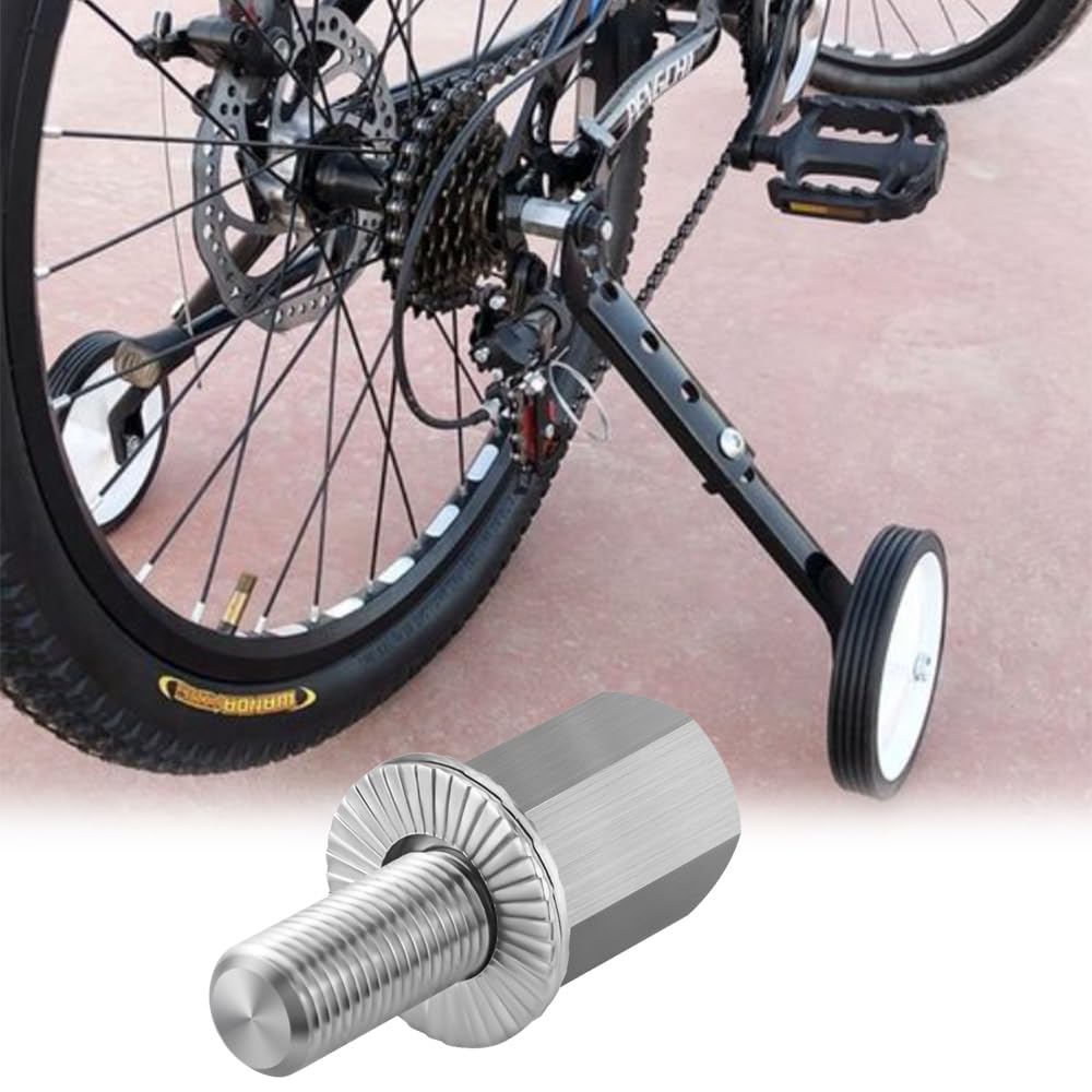 2Pcs Upgraded Bicycle Axle Extenders - 304 Stainless Steel Stabilizer Extension Bolts for 12-20