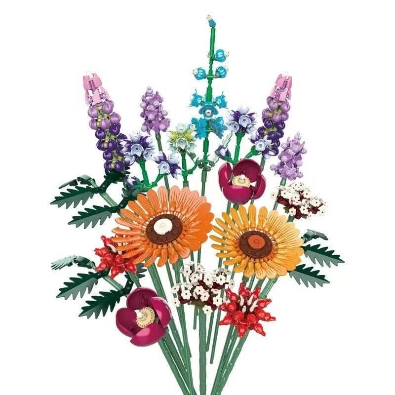 JAKI JK2679 Sunshine Holiday Flowers - Artificial Floral Arrangement for Home Decor, Wedding, Party & Office Decoration