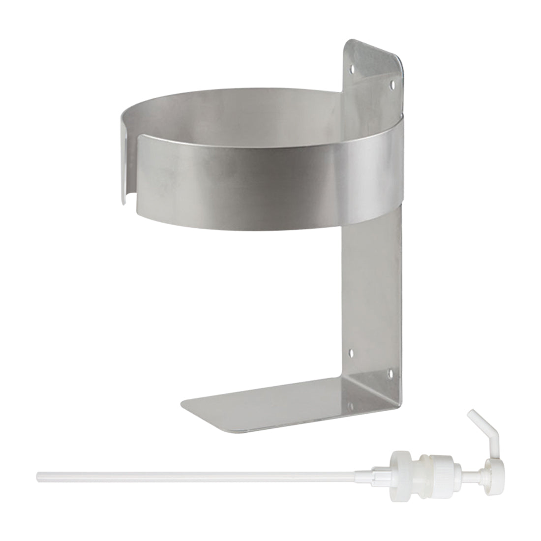 Stainless Steel Gallon Wall Mount Bracket (1-Pack) - Heavy Duty Kitchen Organizer for Water Bottles, Oil Containers & Cleaning Supplies