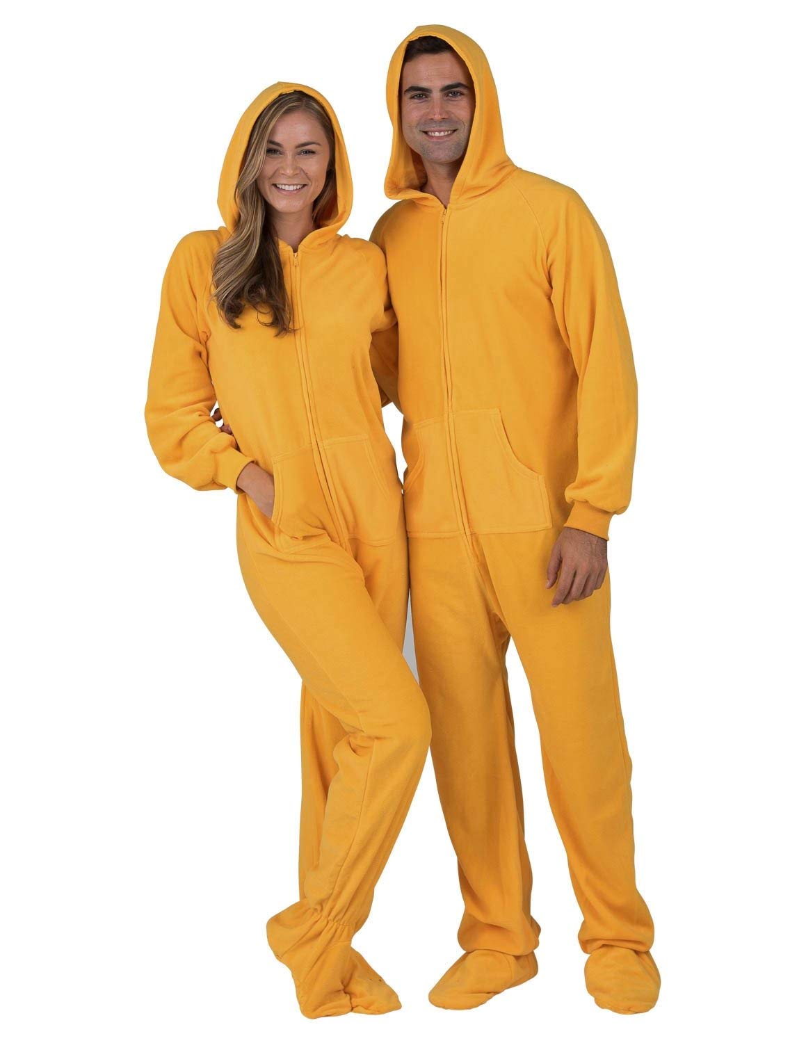 **Warm & Cozy Adult Footed Pajamas - Fleece Hoodie Onesies for Men & Women | Unisex One-Piece Pajama Jumpsuit | Perfect for Winter Nights, Lounging & Holiday Gifts**