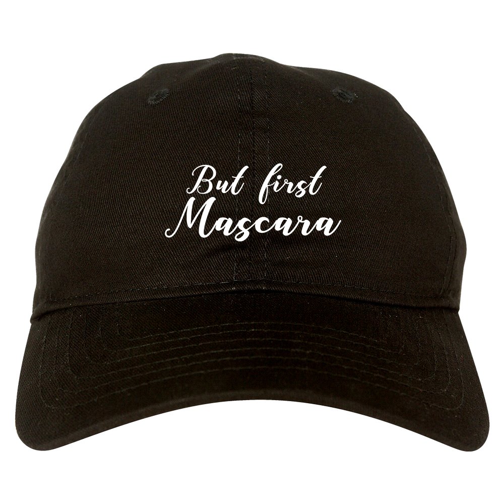 Fashionisgreat But First Mascara Makeup Dad Hat - Trendy Baseball Cap for Women | Perfect for Makeup Lovers, Casual Outfits & Everyday Wear