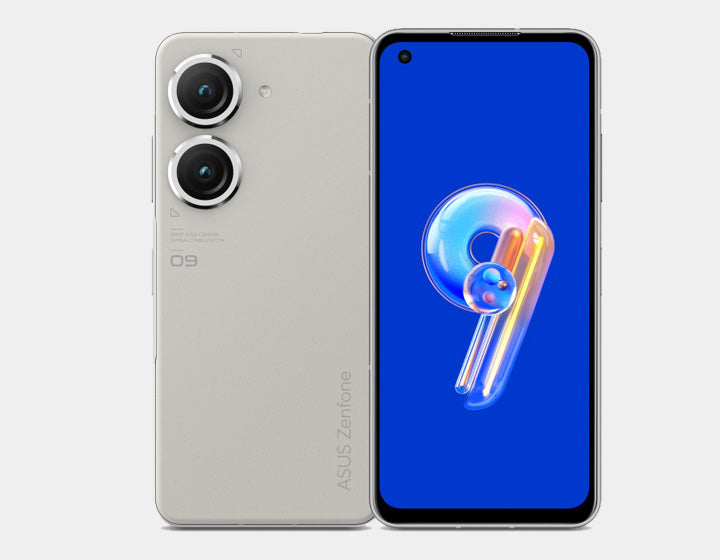 ASUS ZenFone 9 AI2202 5G Smartphone - 256GB Storage, 8GB RAM, Dual SIM, GSM Unlocked (White) - Perfect for Gaming, Photography & Business Use