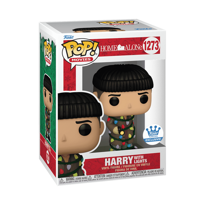 Home Alone Harry with Lights #1273 - Christmas Decorations, Holiday Light-Up Figurine for Indoor & Outdoor Use, Perfect for Xmas Tree, Yard, and Festive Home Decor