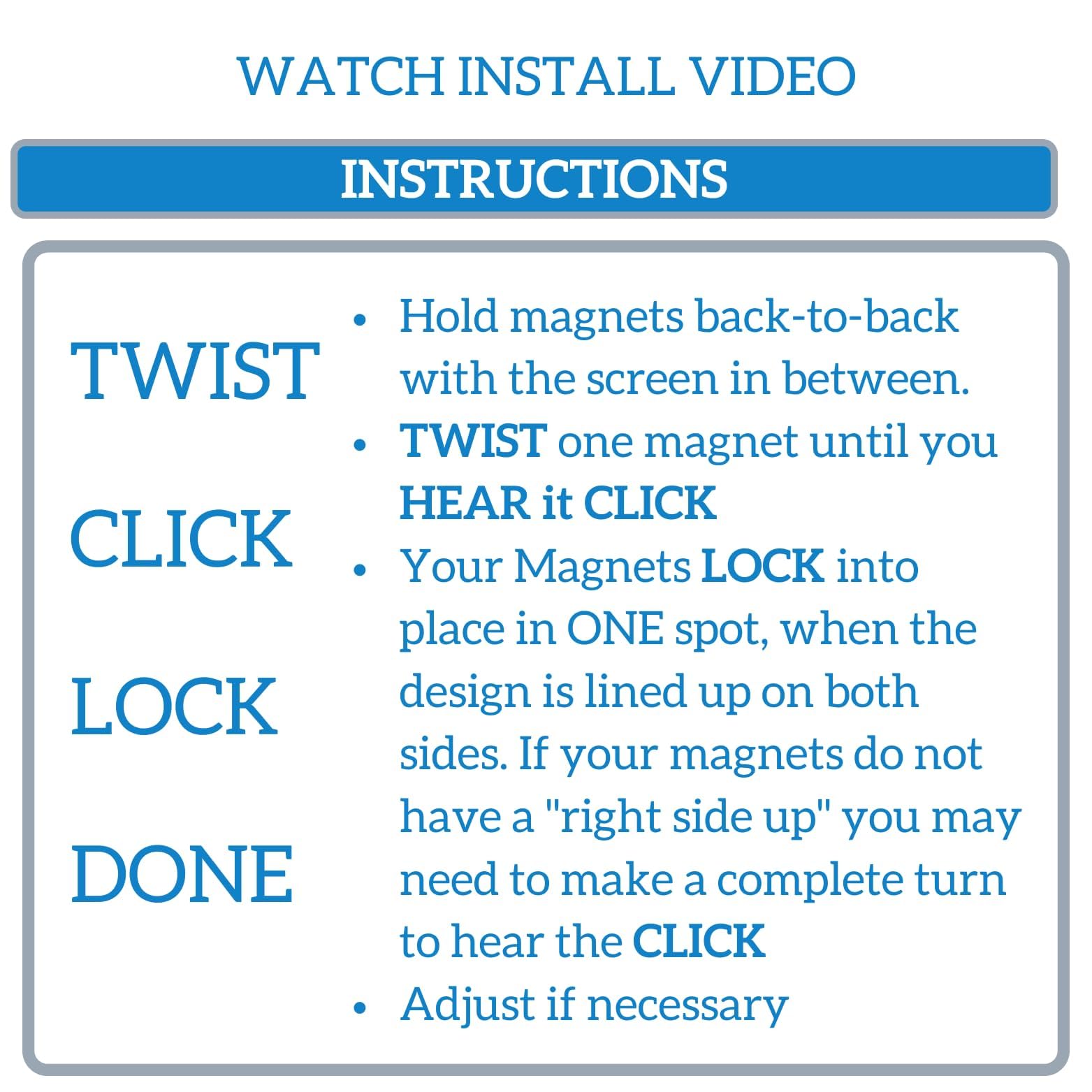 Robbins Aria Magnetic Screen Door with Twist-Lock Technology - Secure Pet & Child Safety - Hummingbird Design Home Decor for Patio, Porch, and Backyard