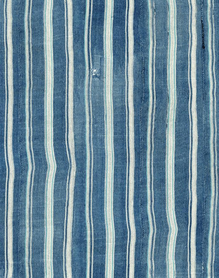 Monroe Street Wallpaper by Chris Benz - Premium Blue Peel & Stick Wallpaper for Living Room, Bedroom, or Office Decor