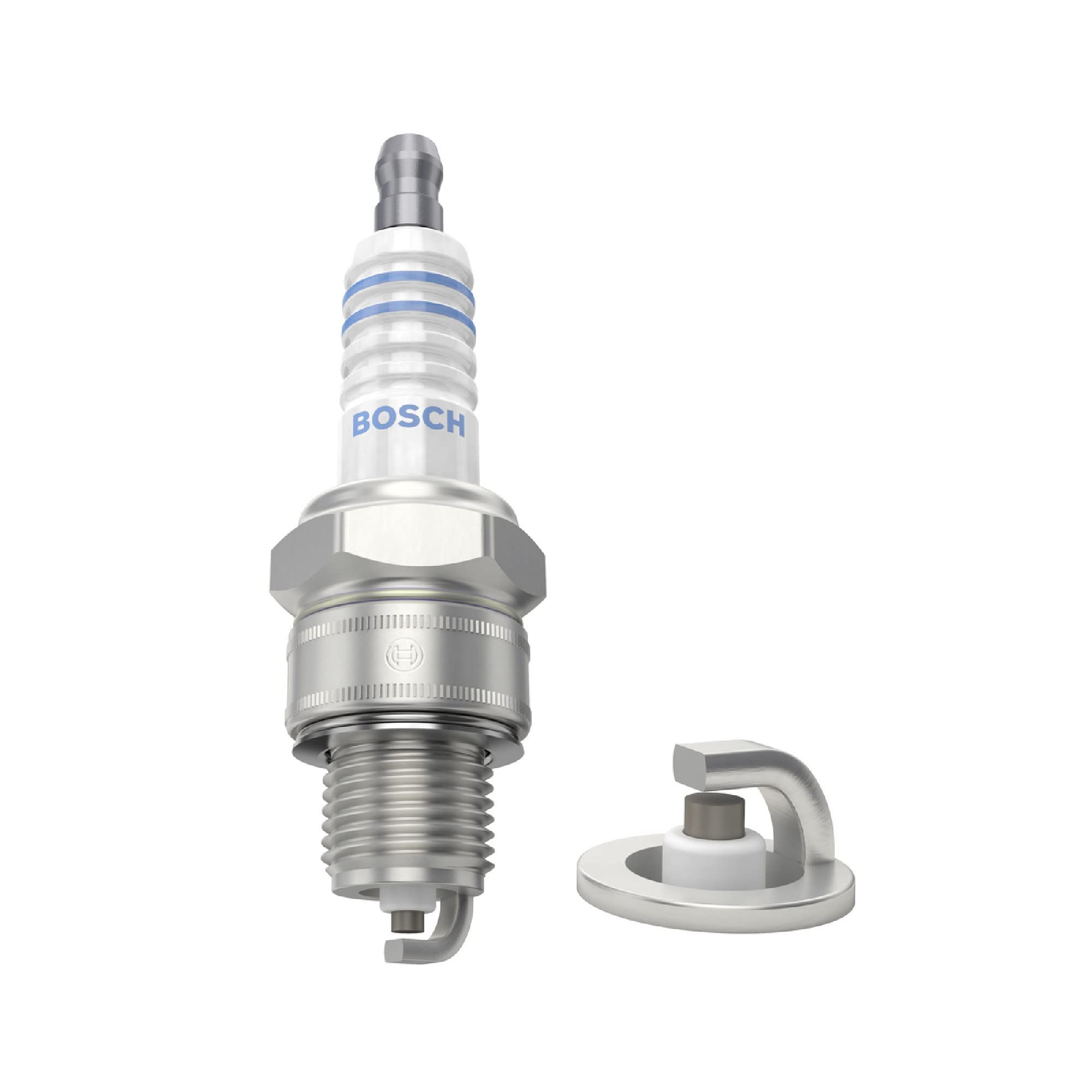 BOSCH 79116 Copper Nickel Spark Plug - Single for Cars, Trucks & Motorcycles - High Performance Ignition Replacement Part