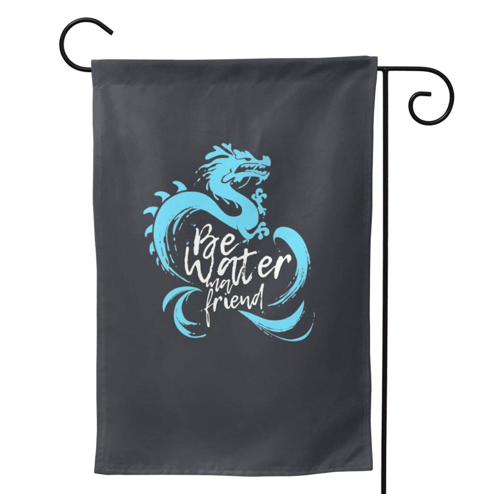 Bruce Lee 'Be Water My Friend' Double Sided Garden Flag - Vertical Outdoor Yard Decor for House, Patio & Lawn - Perfect for Martial Arts Fans & Asian Inspired Gardens