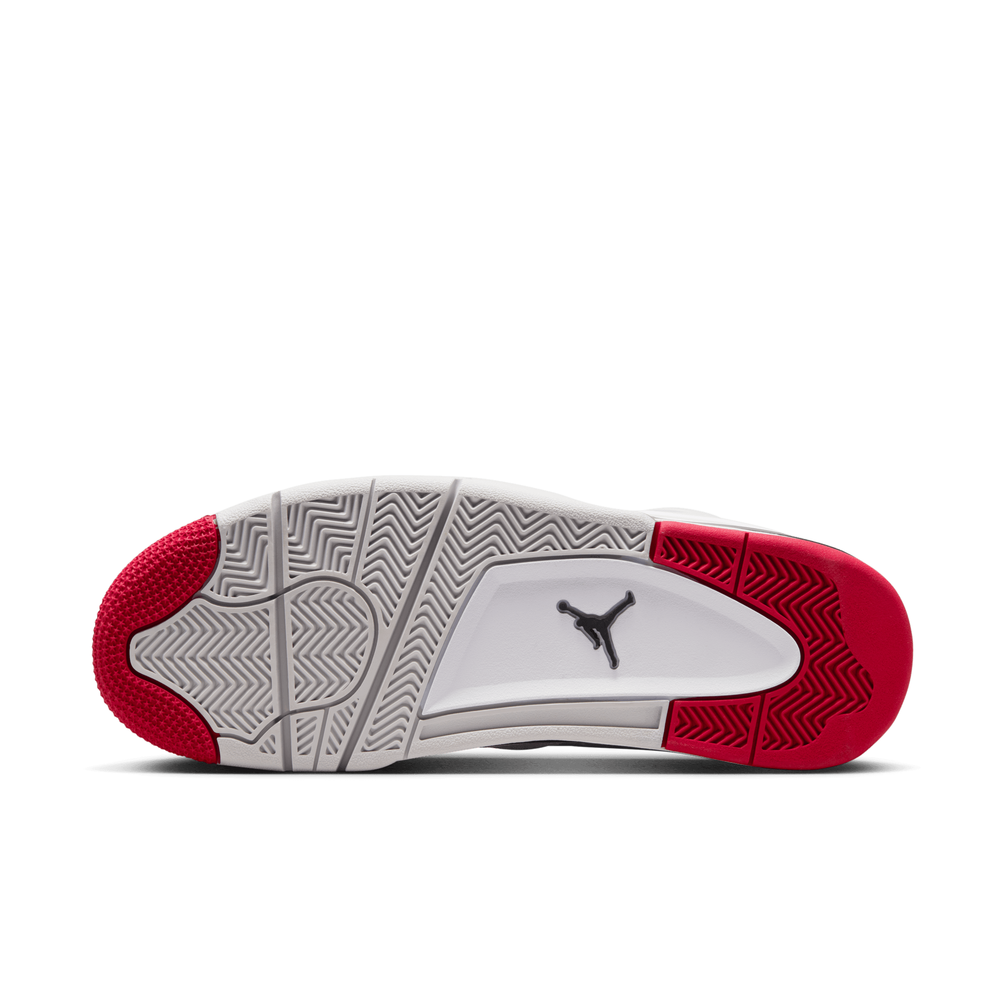 AIR JORDAN 4 Retro Men's Sneakers - White/Varsity Red Basketball Shoes for Men | Perfect for Streetwear, Gym & Casual Outfits