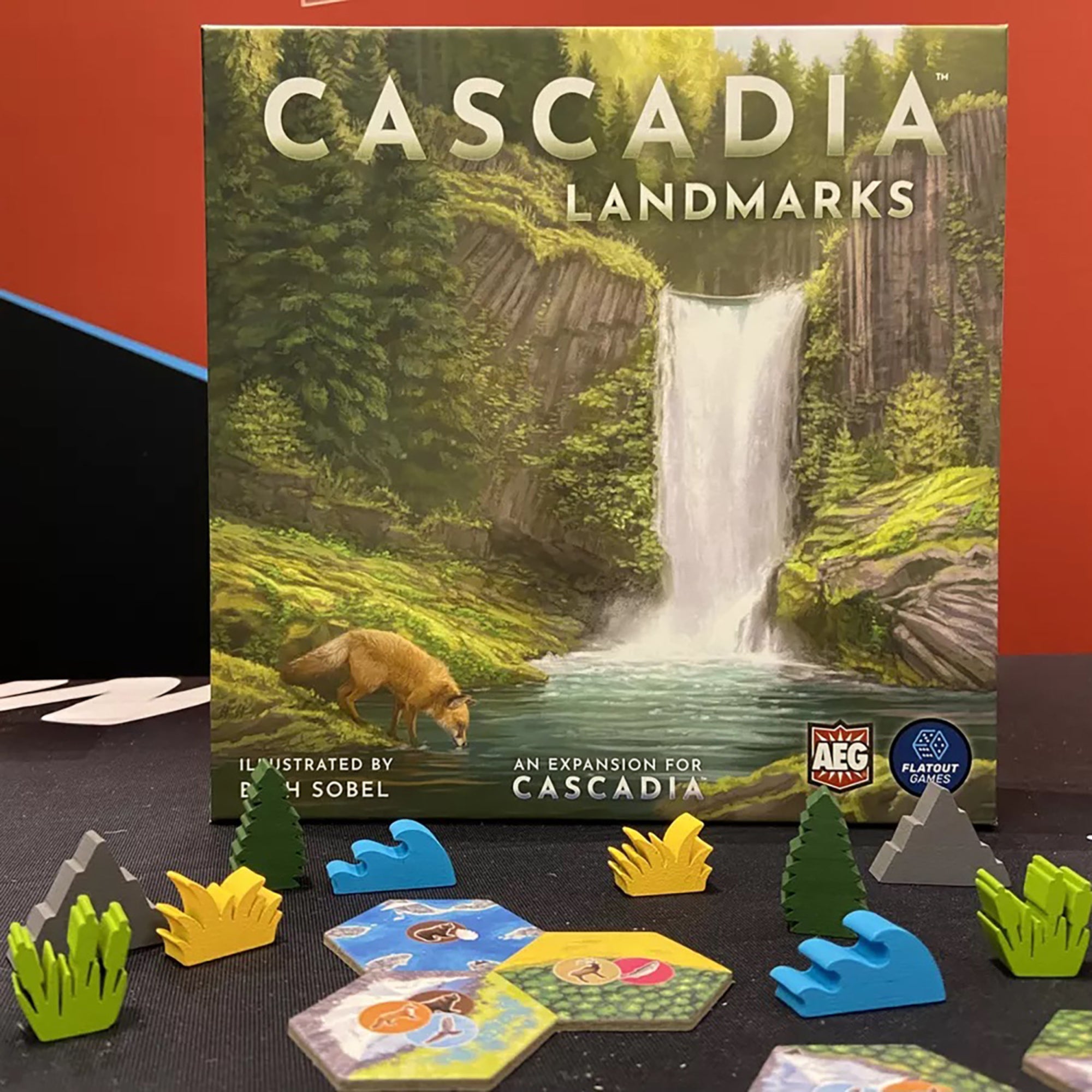 Cascadia Landmarks Expansion Board Game - Strategic Tile Placement Puzzle Game for Family Game Night & Educational Play