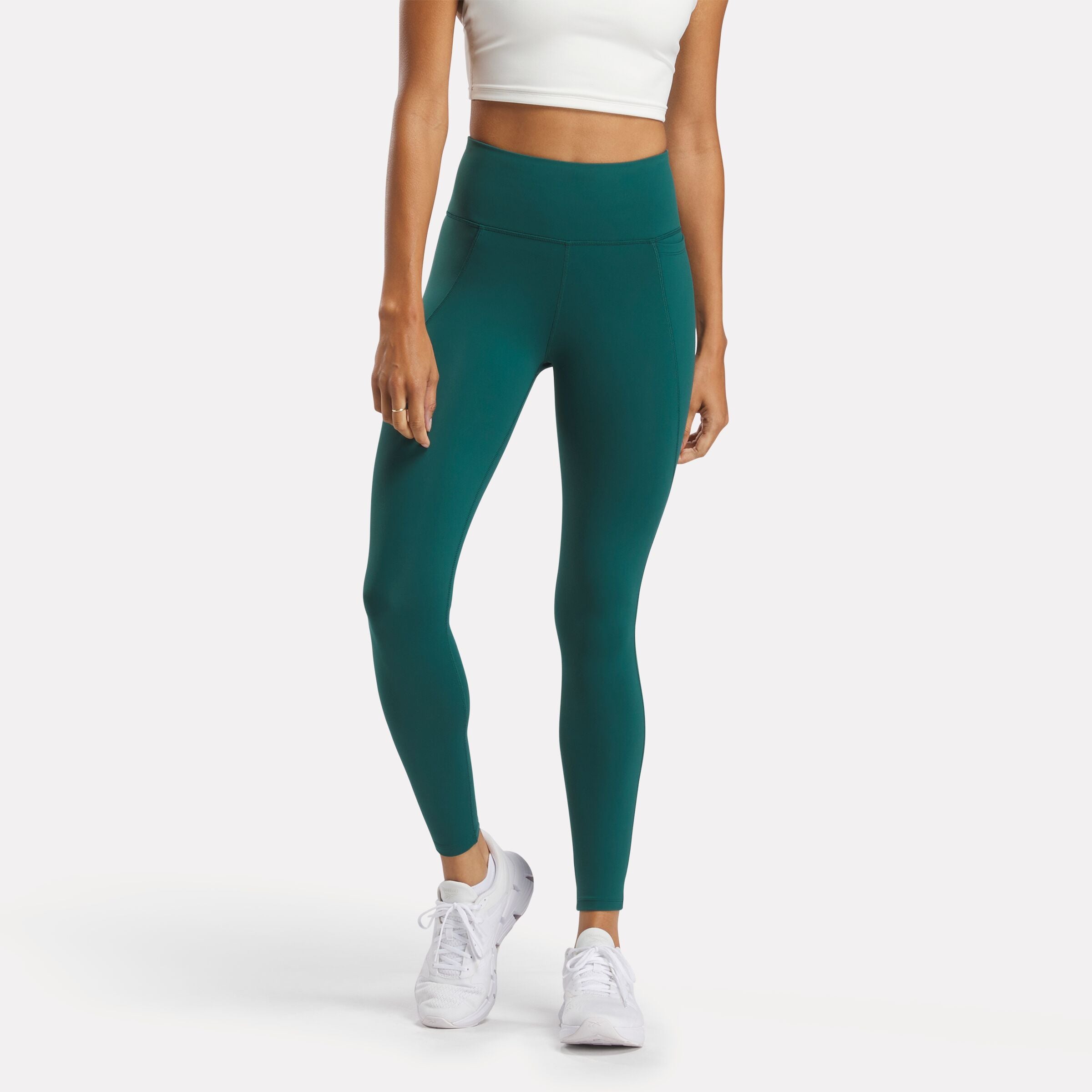 Lux High Rise Tight - Collegiate Green - Women's Yoga Pants for Workout, Running & Lounge Wear