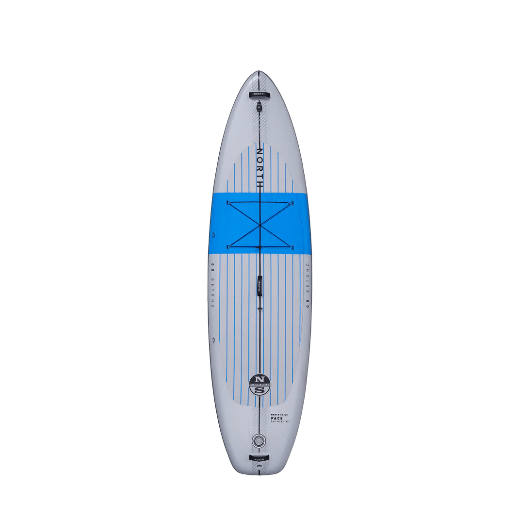 North Pace Inflatable Stand Up Paddle Board (SUP) Package - Premium Lightweight SUP Board with Paddle, Pump & Accessories - Perfect for Lakes, Rivers & Ocean Paddling Adventures
