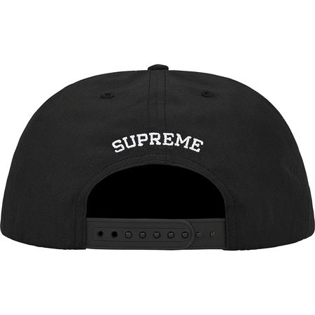 Supreme x Kaws Logo 5-Panel Snapback Hat - Black Adjustable Streetwear Cap for Men & Women | Perfect for Urban Fashion, Hip-Hop Style & Street Photography