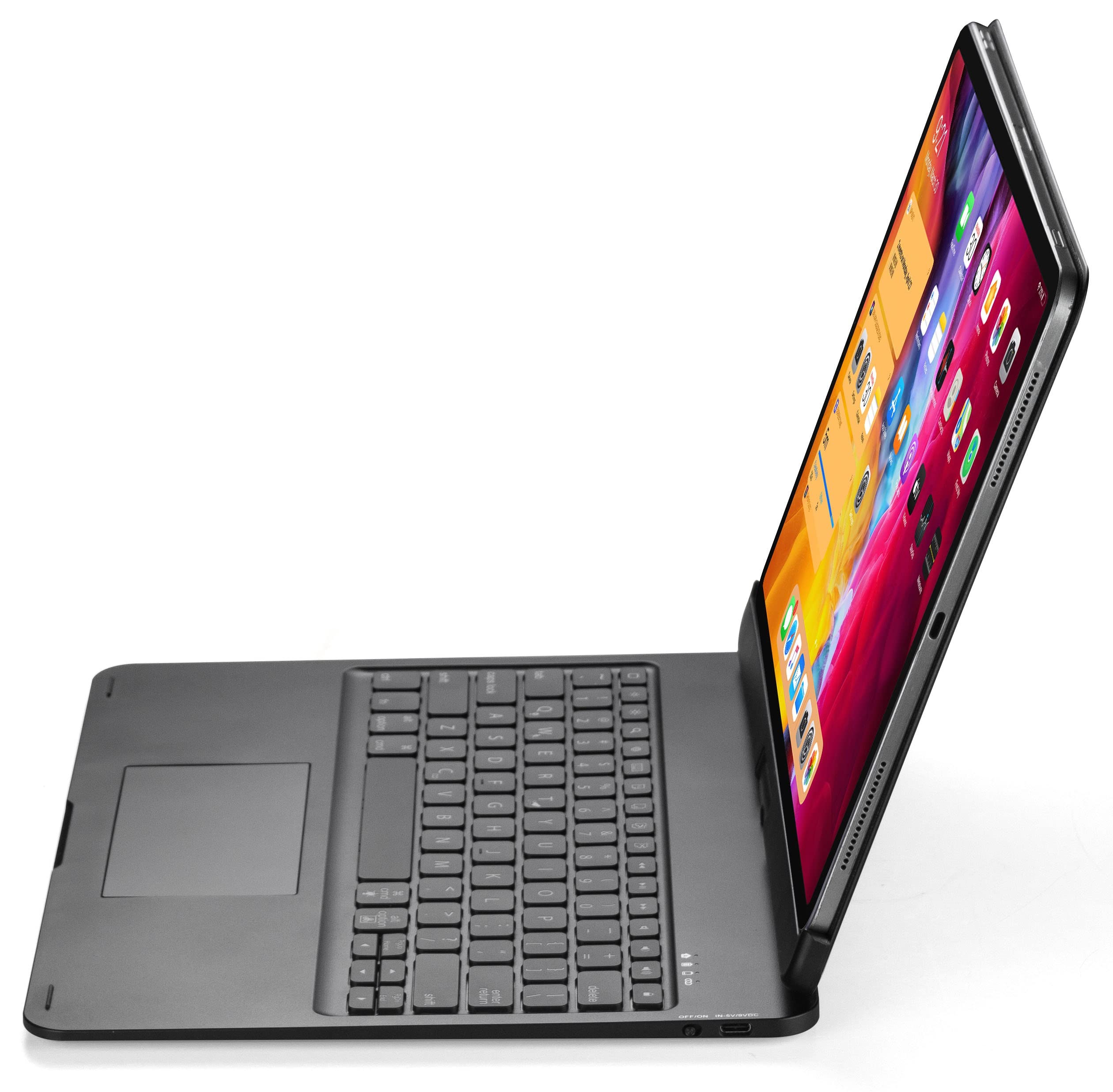 iPad Pro 12.9 Wireless Keyboard Case with Backlit Keys - Magnetic Detachable Keyboard Cover Compatible with iPad Pro 12.9-inch 5th/4th/3rd Gen (2021/2020/2018) - Perfect for Work, Travel & Home Office (Black)