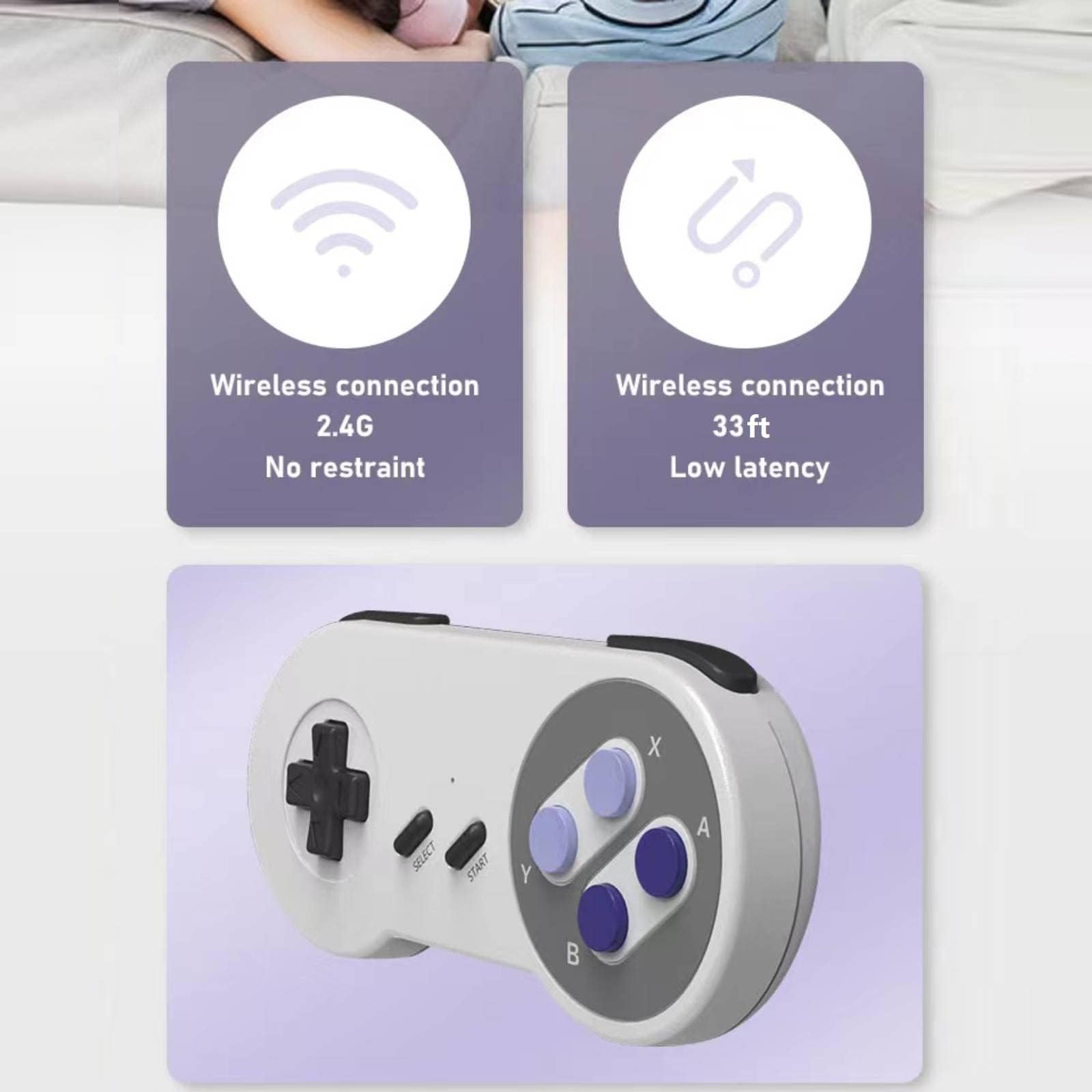 Retro Game Console with 5000 Classic Games, HDMI Output & Wireless Controllers - Plug & Play, TF Card Support (Grey) | Perfect for Family Entertainment, Birthday Gifts & Nostalgic Gaming Nights