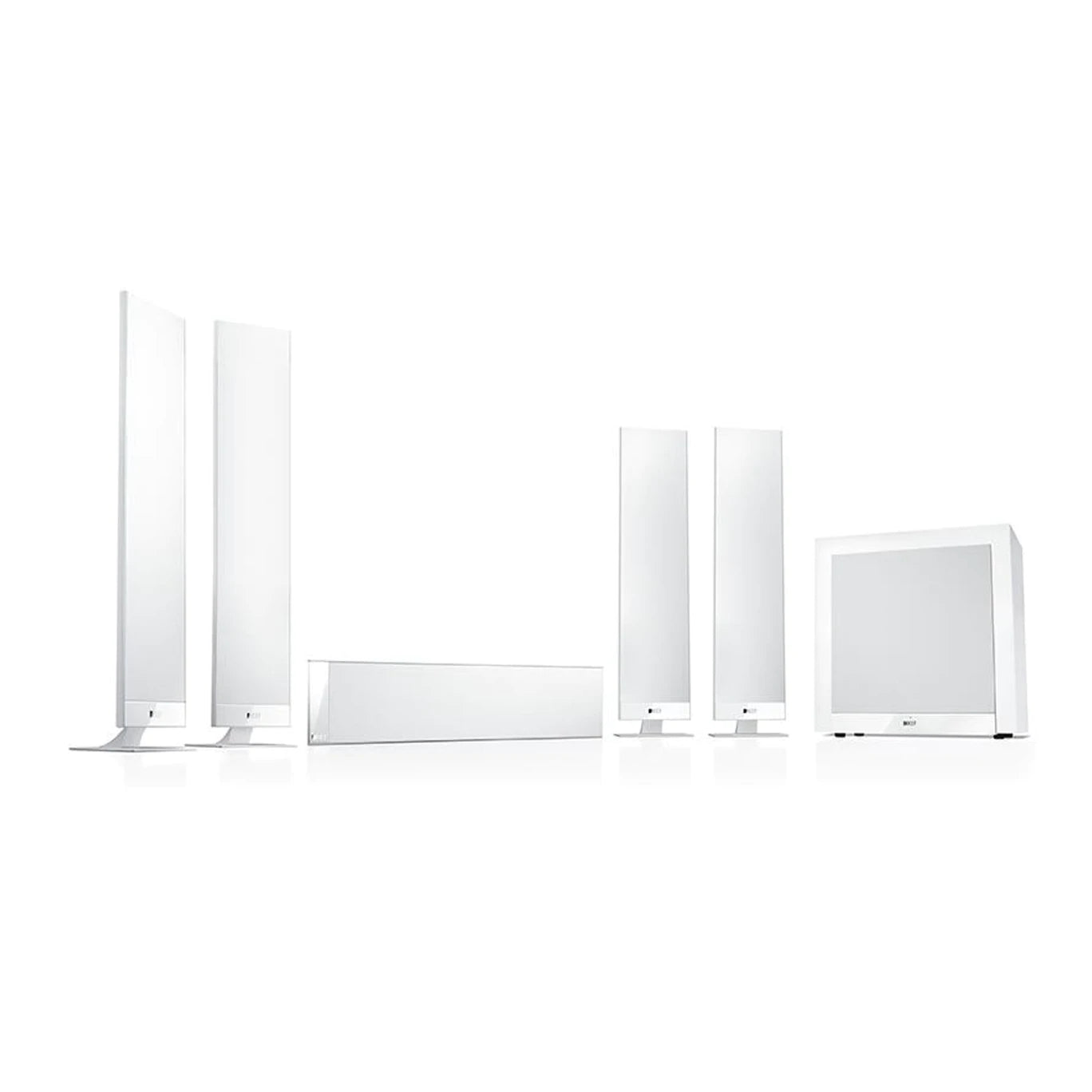 KEF T305 Compact 5.1 Channel Home Theater Speaker System - Perfect for Movie Nights & Gaming Setup