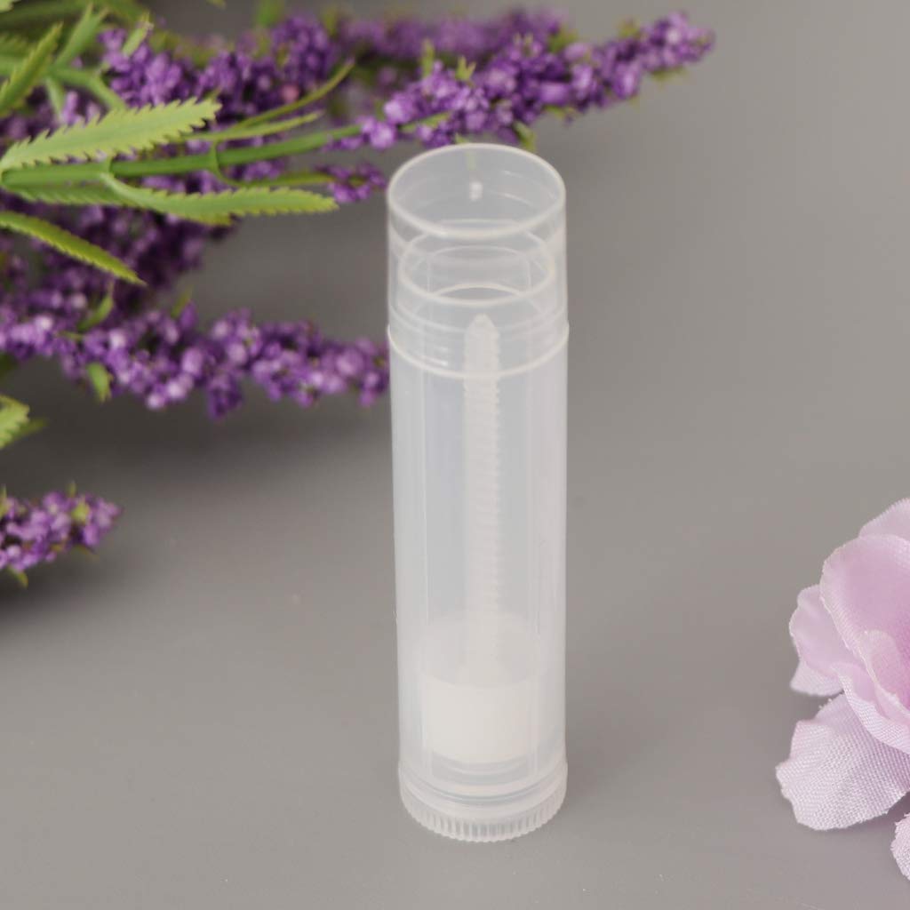 100pcs Empty Lip Balm Tubes for DIY Lip Gloss, Chapstick & Balm Containers - Perfect for Homemade Cosmetics, Travel & Gifting
